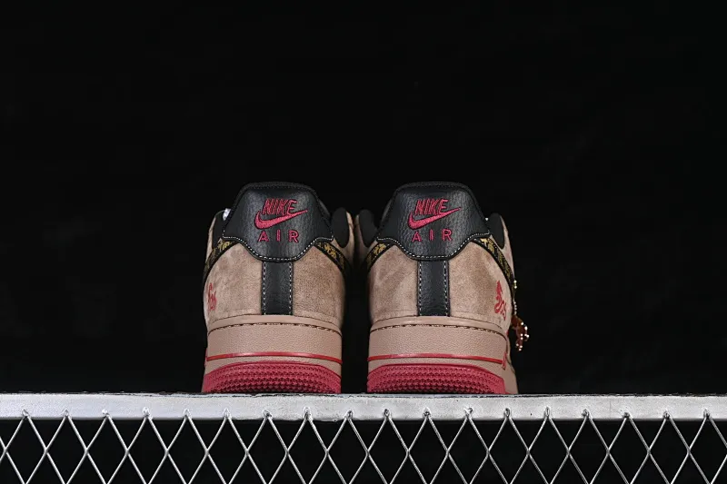 All categories Nk Air Force 1 Air Force series Nk Air Force 1 Low Air Force low-top Nike Air Force 1'07 Low Year of the Horse limited edition red suede Air Force 1 low-top casual sneakers XD0028-009